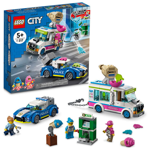Lego City Ice Cream Truck Police Chase LE60314 - ODDO igračke