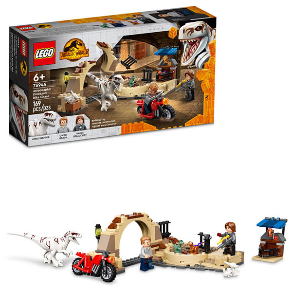 Lego Jurassic World Atrociraptor Dinosaur: Bike Chase LE76945 - ODDO igračke