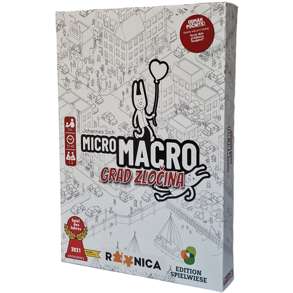 Micro Macro Grad Zločina Društvena Igra na Srpskom 60503 - ODDO igračke