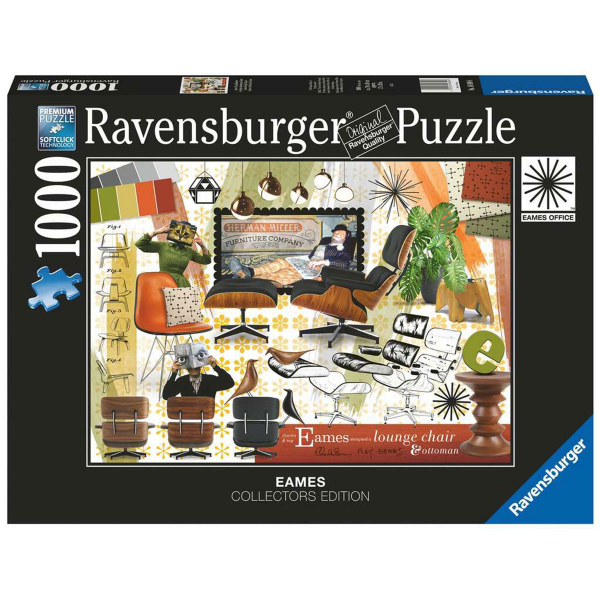 Ravensburger puzzle (slagalice) - 1000pcs Eames Design Classics RA16899 - ODDO igračke