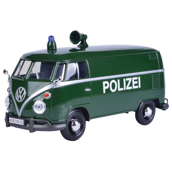 Metalni auto Motor Max 1:24 Volkswagen Type 2 T1 Police Van 25/79574 - ODDO igračke