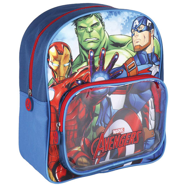 Ranac predškolski sa džepom Avengers Cerda plavo-crveni 2100004029 - ODDO igračke