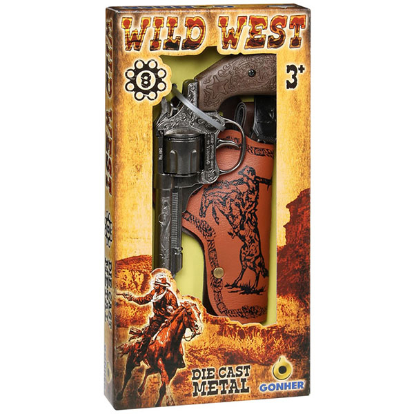 Gonher Kaubojski pištolj revolver Wild West GN20101 - ODDO igračke