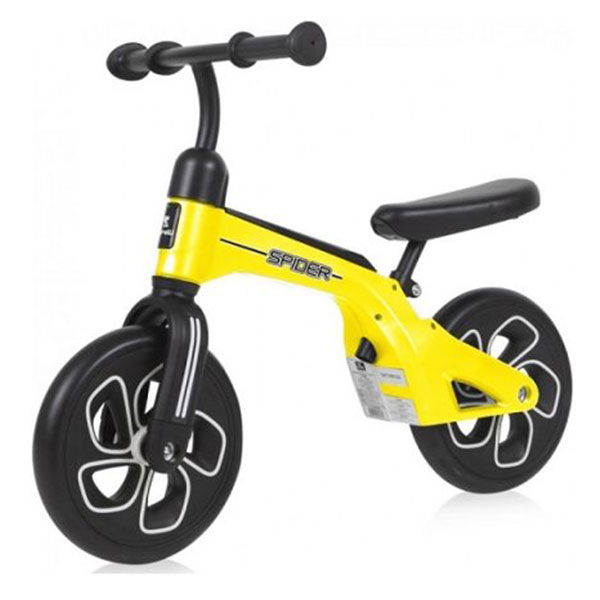 Balans Bicikl Bez Pedala Balance Bike Lorelli Spider Žuti 10050450010 - ODDO igračke