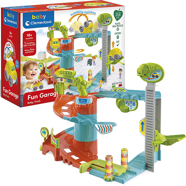 Clementoni Baby Fun garaža CL17404 - ODDO igračke