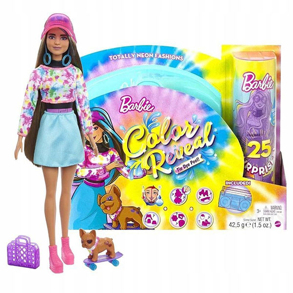 Barbie lutka Color Reveal Neon Fashions HCD28 - ODDO igračke