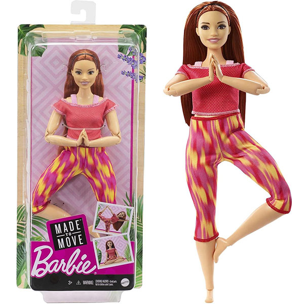 Barbie lutka Made to Move Yoga GXF07-4 - ODDO igračke