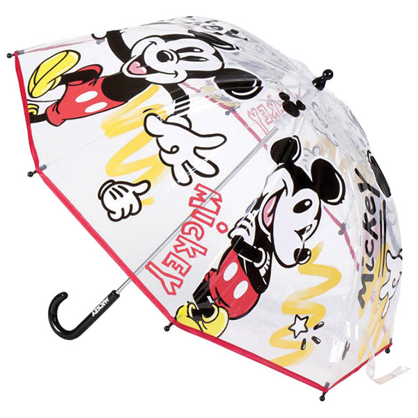 Kišobran dečji ručni (kupola) 45cm Mickey Cerda providni 2400000714 - ODDO igračke