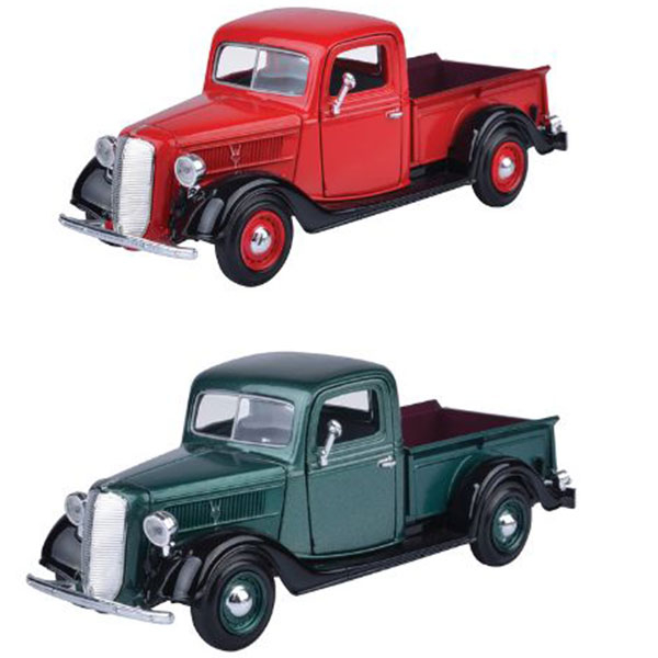 Metalni auto Motor Max 1:24 Ford Pickup 1937 25/73233AC - ODDO igračke