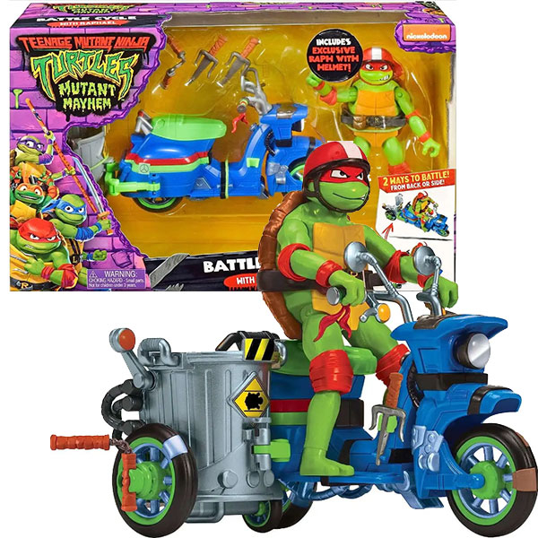 TMNT Mutant Ninja Kick Cicle sa figurom Rafaelo 83432 - ODDO igračke