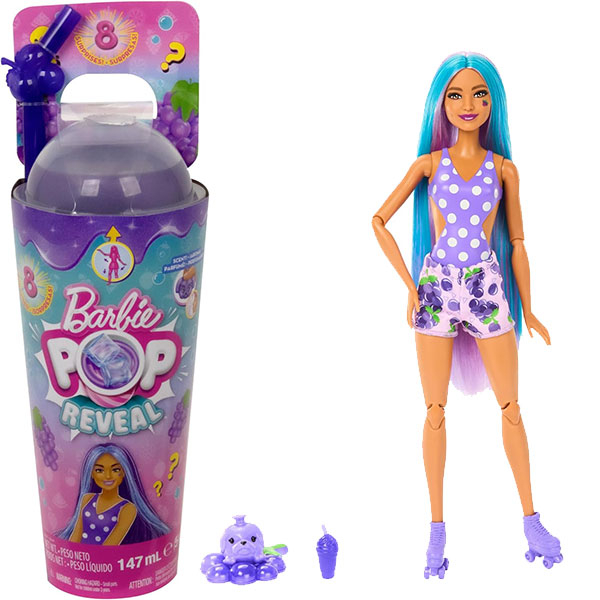 Barbie lutka POP Reveal - Koktel od groždja HNW44 - ODDO igračke