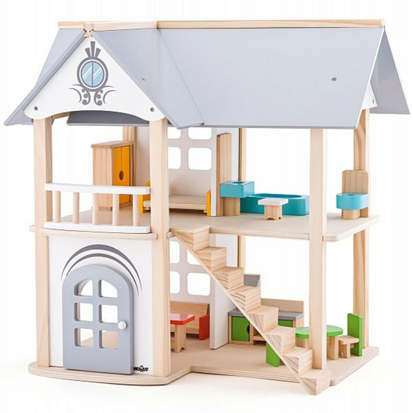 Drvena kućica za lutke Doll house- Lucy Woody 91872 - ODDO igračke