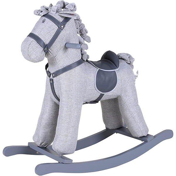 Konj na ljuljanje pliš Knorr - Grey Horse 40510 - ODDO igračke