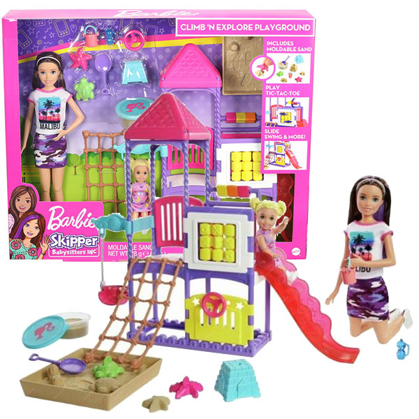 Lutka Barbie Bebisiterka Set sa Dodacima 803587 - ODDO igračke
