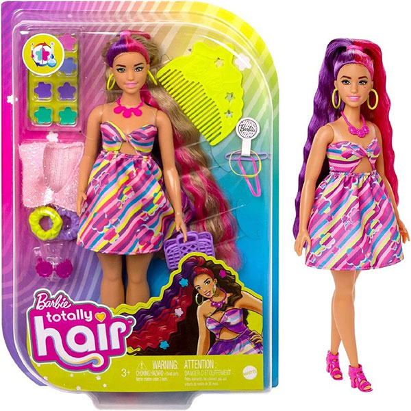Barbie lutka Totally Hair HCM89 - ODDO igračke