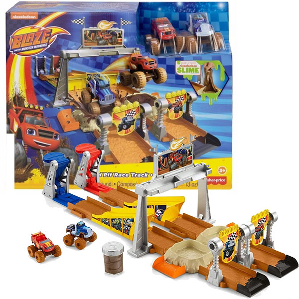 Blaze Fisher-Price Monster Machines set staza Mud Pit 33x40.5cm GVG53 - ODDO igračke