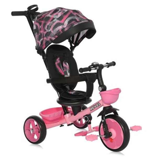 Lorelli Dečiji Tricikl Revel Pink Grunge 10050630002 - ODDO igračke
