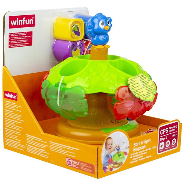 Win Fun Baby Sorter Spin Drvo 000752-NL - ODDO igračke