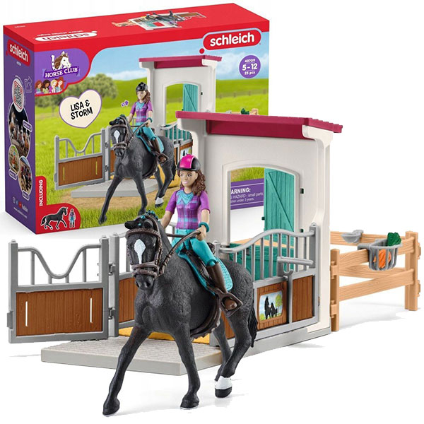 Schleich Horse Club - Štala sa Lizom i Storm 42709 - ODDO igračke