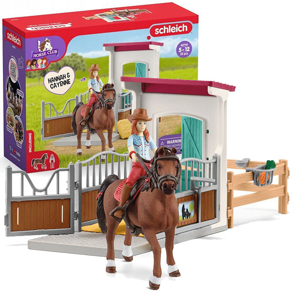 Schleich Horse Club - Štala sa Hanom i Kajen 42710 - ODDO igračke