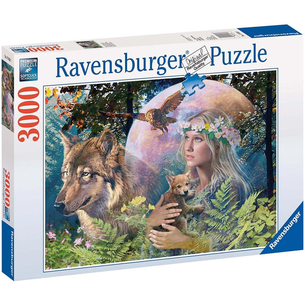 Ravensburger puzzle (slagalice) - 3000pcs Lady of the Forest RA17033 - ODDO igračke