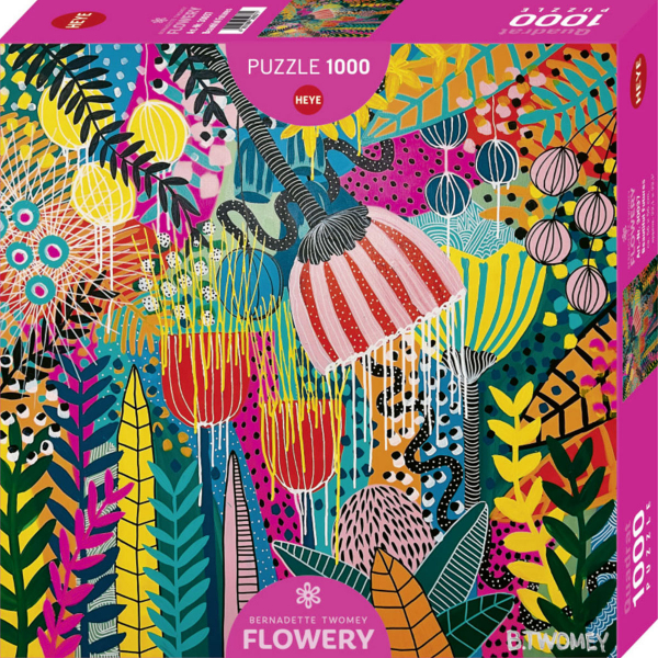 Heye puzzle 1000 pcs Bernadette Twomey Flowery Beautiful Futures 30037 - ODDO igračke