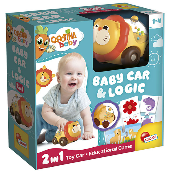 Carotina Baby 2u1 Auto Lav i igra Logic Lisciani 102266 - ODDO igračke