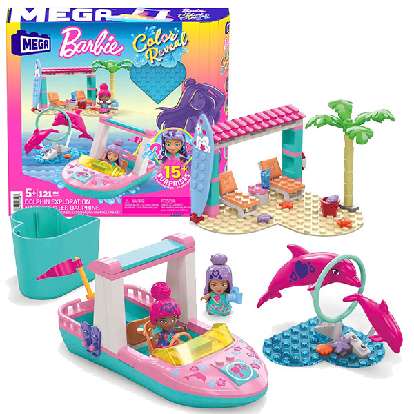 Barbie set Mega Color Reveal Dolphin Adventure HHW83 - ODDO igračke