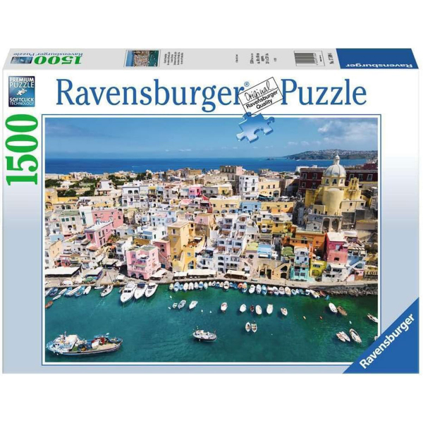 Ravensburger puzzle (slagalice) - 1500pcs Najlepši pogled View of Procida RA17599 - ODDO igračke