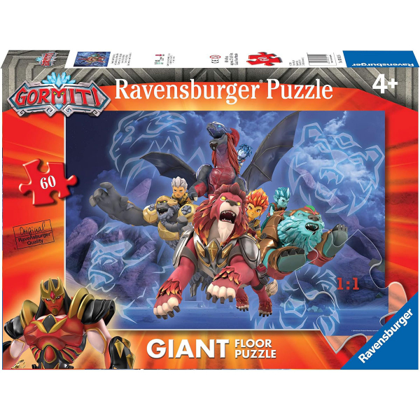 Ravensburger puzzle (slagalice) - 60pcs Velike podne puzle Gormiti RA03012 - ODDO igračke