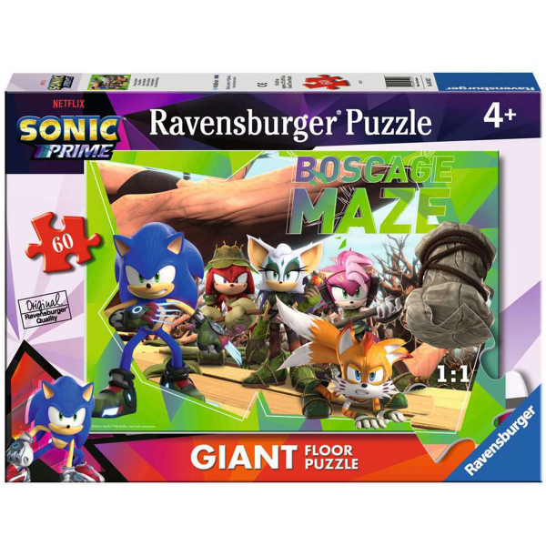 Ravensburger puzzle (slagalice) - 60pcs Sonic RA03162 - ODDO igračke