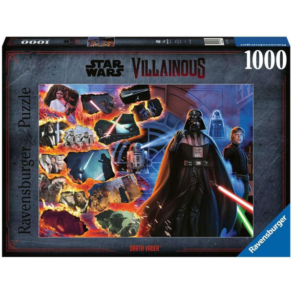 Ravensburger puzzle (slagalice) - 1000pcs Star Wars Villainous Dart Vader RA17339 - ODDO igračke