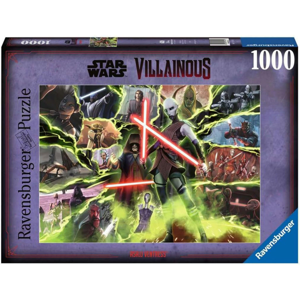Ravensburger puzzle (slagalice) -1000pcs Star Wars Villainous Asajj Ventress RA17341 - ODDO igračke
