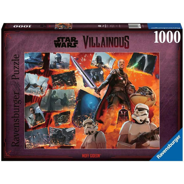 Ravensburger puzzle (slagalice) - 1000pcs Star Wars Villainous Moff Gideon RA17343 - ODDO igračke