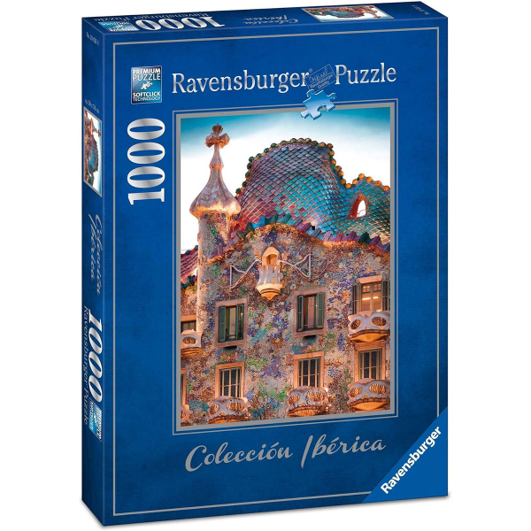 Ravensburger puzzle (slagalice) - 1000pcs Casa Batllo Barcelona RA19631 - ODDO igračke