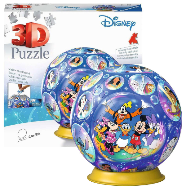 Ravensburger 3D puzzle (slagalice) – 73pcs Kugla sa Disney likovima RA11561 - ODDO igračke