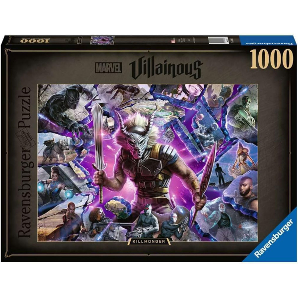 Ravensburger puzzle (slagalice) - 1000pcs Villainous Marvel Killmonger RA16906 - ODDO igračke