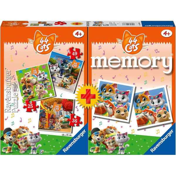 Ravensburger društvena igra – Memorija 44 Cats RA20676 - ODDO igračke