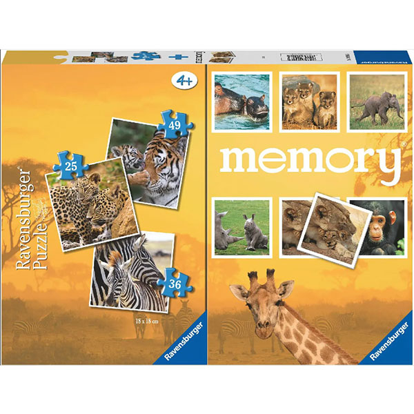Ravensburger društvene igre – Memorija – Savana RA20996 - ODDO igračke