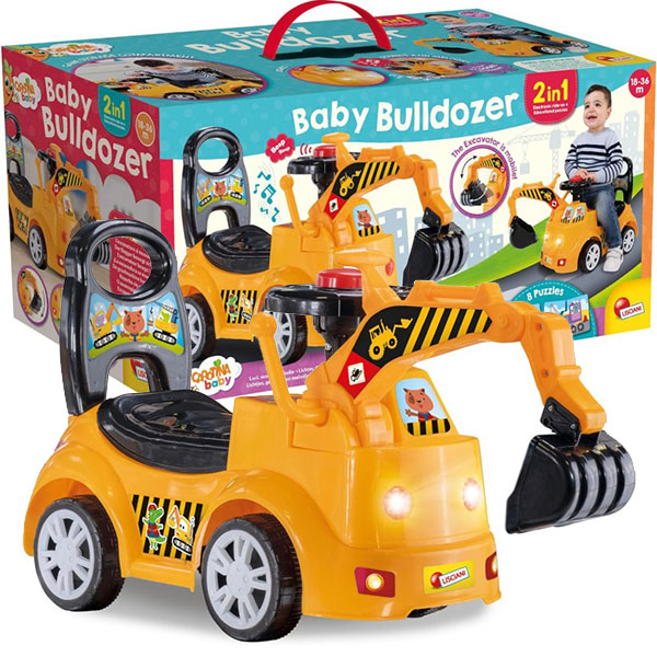 Guralica za decu Carotina Baby Ride On Bager 2u1 Lisciani 102242 - ODDO igračke