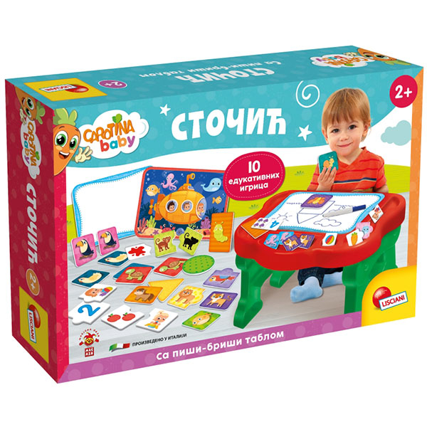 Carotina SR Edukativni set Super Desk Lisciani RS102303 - ODDO igračke