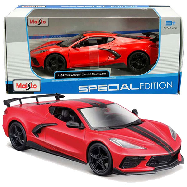 Maisto Metalni model autica 1:24 2020 Chevrolet Corvette Stingray Coupe crveni 31534RD - ODDO igračke