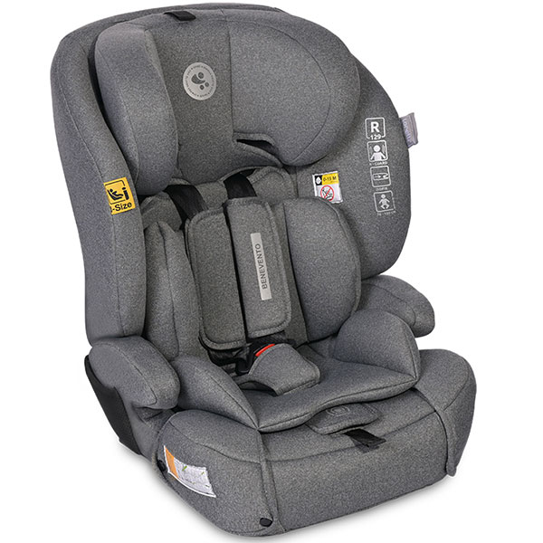 Auto Sedište za decu od 9-36kg Benevento Isofix Grey Lorelli 10071772406 - ODDO igračke