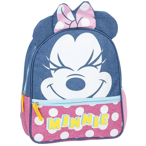 Ranac za vrtić oblik 1zip 1 džep Minnie Cerda roze-crni 2100005124 - ODDO igračke