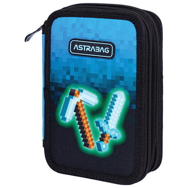Pernica puna 3zipa AC31 Blue Pixel 24.Astrabag plava 503024055 - ODDO igračke