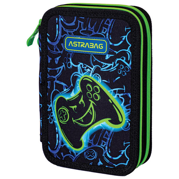 Pernica puna 2zipa AC21 Gaming 24.Astrabag plavo-zelena 503024060 - ODDO igračke