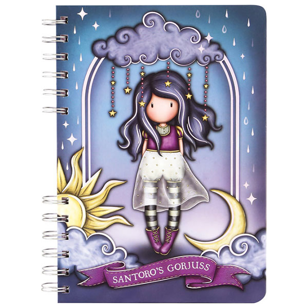 Notes spirala linija 192L Whatever the Weather Little Storm Cloud Gorjuss 1258GJ01 - ODDO igračke