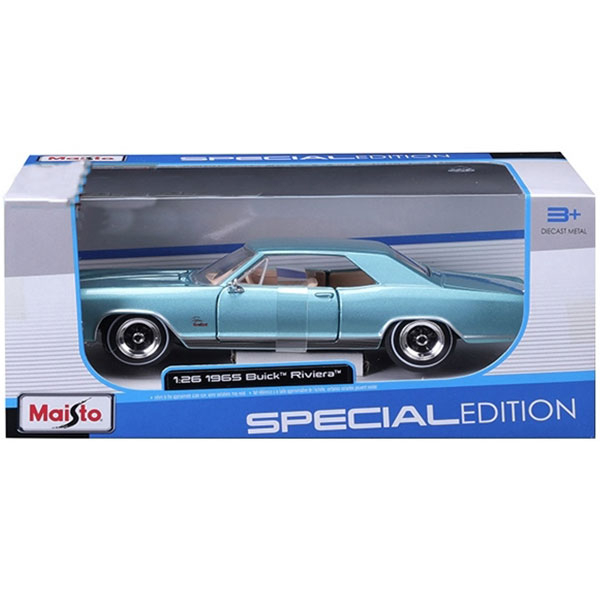 Maisto Metalni model autića 1:24 1965 Buick Riviera 31214BU - ODDO igračke
