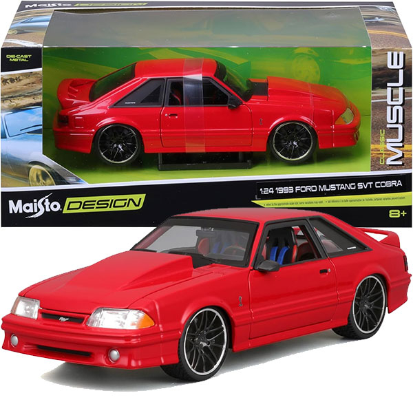 Maisto Metalni model autića 1:24 1993 Ford Mustang SVT Cobra 32549 - ODDO igračke