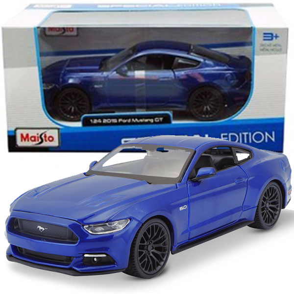Maisto Metalni model autića 1:24 2015 Ford Mustang GT 31508BU - ODDO igračke